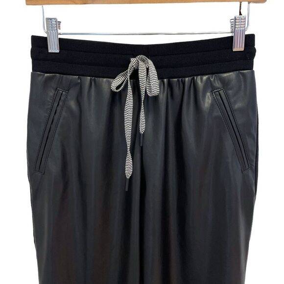 Anthropologie Bailey 44 Veagan Leather Pants Joggers - Picture 2 of 6